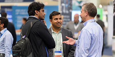 Attendees network at Gartner Application Summit