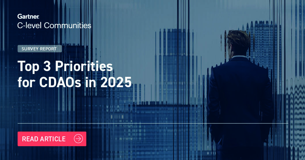 Top 3 Priorities for CDAOs in 2025