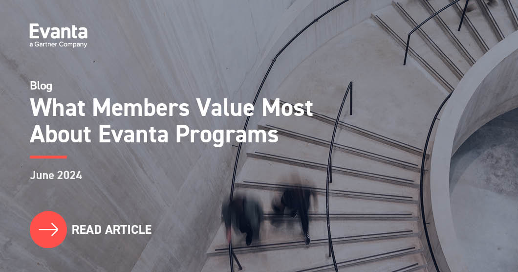 What Members Value Most About Evanta Programs
