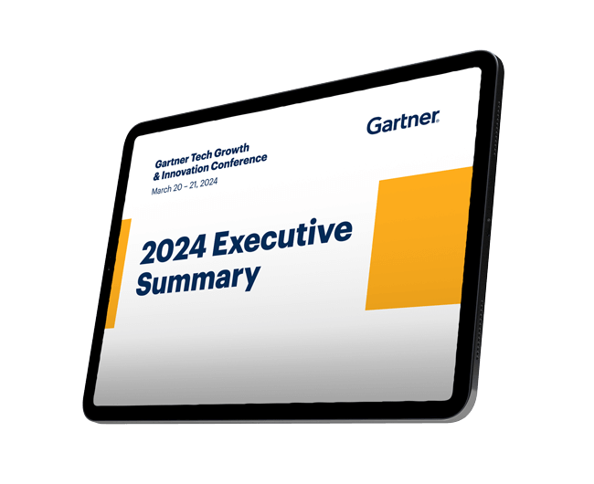2024 Key Takeaways Gartner Tech Growth & Innovation Conference 2025
