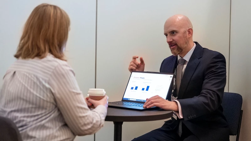 Expert speaking at Gartner conference, offering strategic validation through proprietary research and tools.