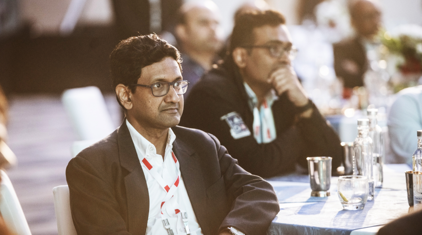 A person attending Gartner Data & Analytics Summit in Mumbai