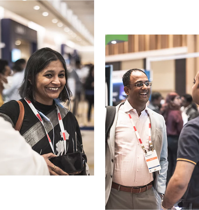 People speaking to each other at Gartner IOCS