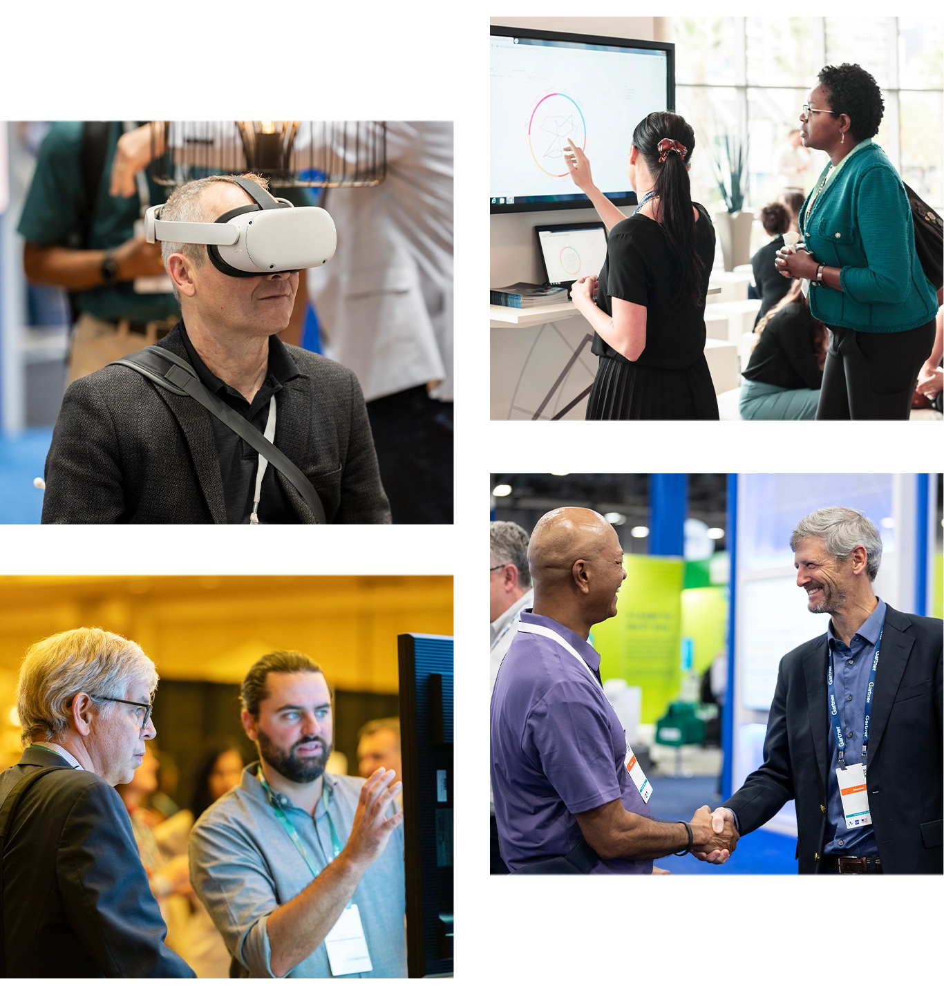 Attendees meeting with technology providers at Gartner IT Symposium/Xpo™ on the Gold Coast of Australia