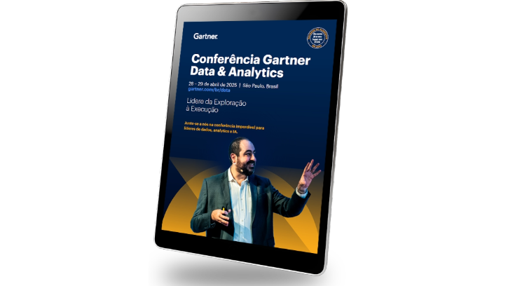 Brochura da Conferência Gartner Data & Analytics 2025