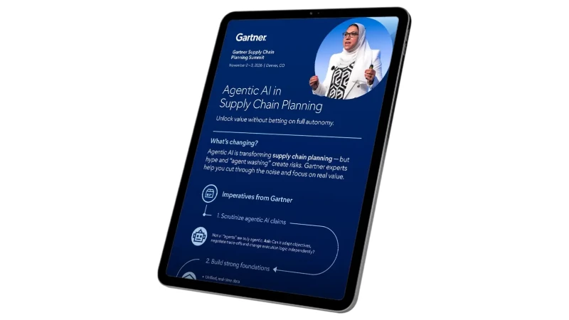 Unlock Real Value: Agentic AI in Supply Chain Planning
