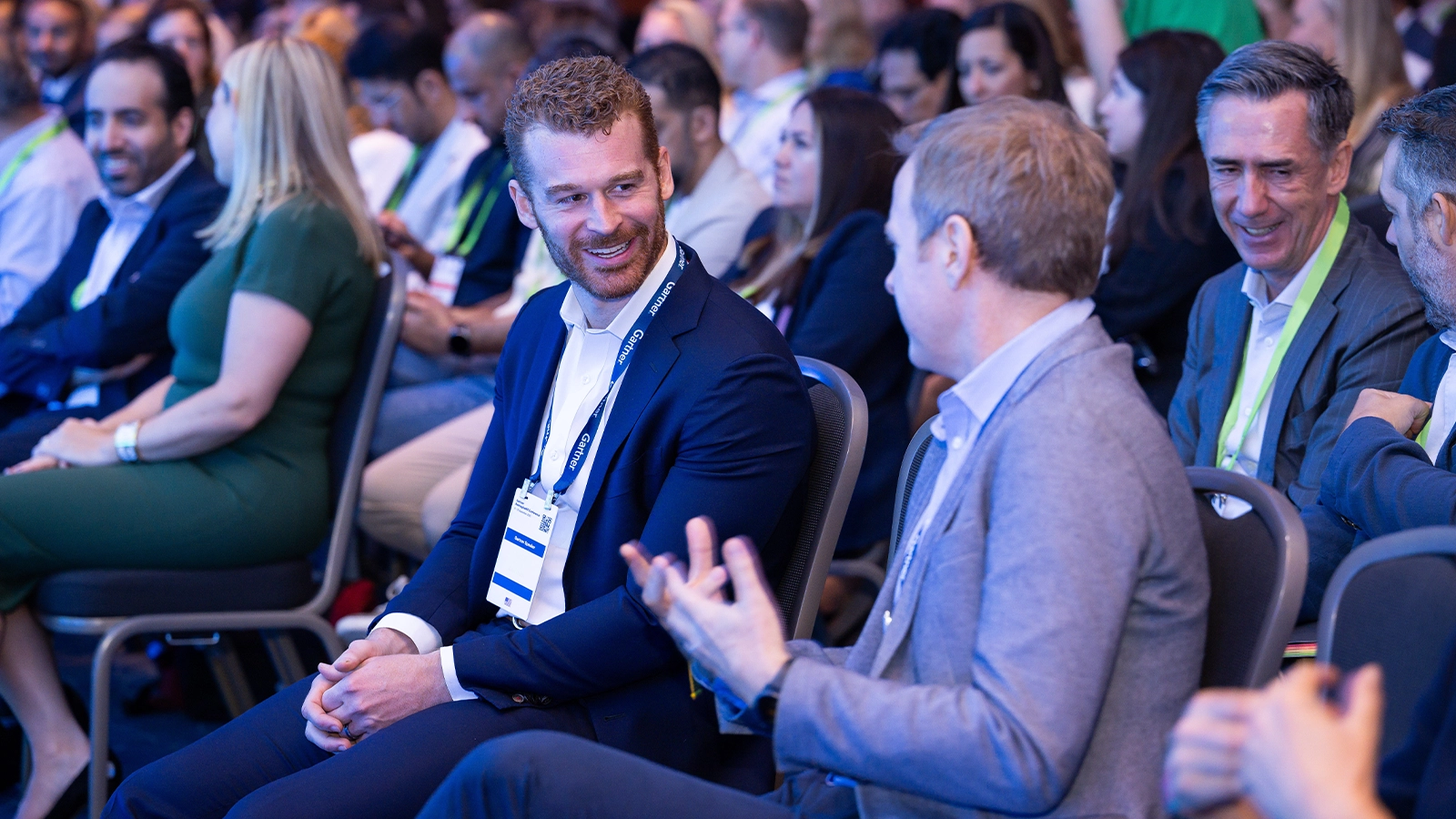 A team attending Gartner CIO & IT Executive Conference 2026 in Dubai.
