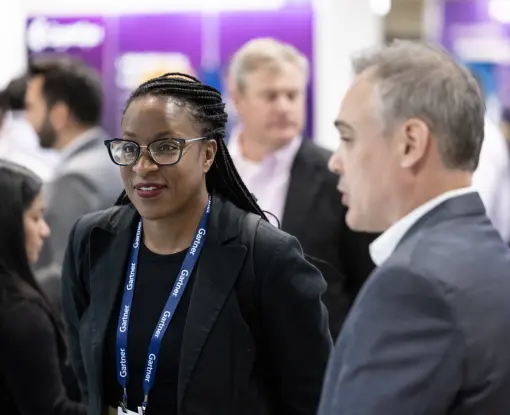 Attendees at a Gartner conference