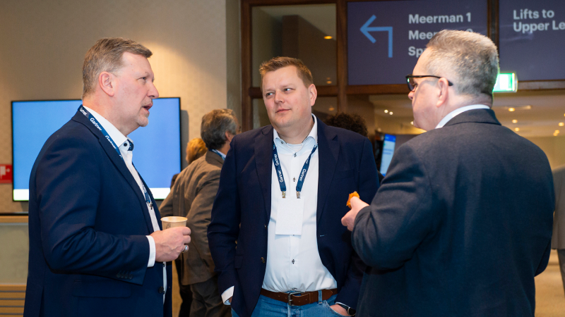 Image of visionary guest speakers delivering inspiring keynotes, sharing fresh perspectives and industry leadership at a conference