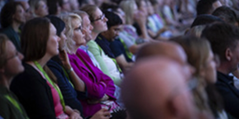Attendees networking at Gartner conference, fostering meaningful interactions and connections among peers and experts.