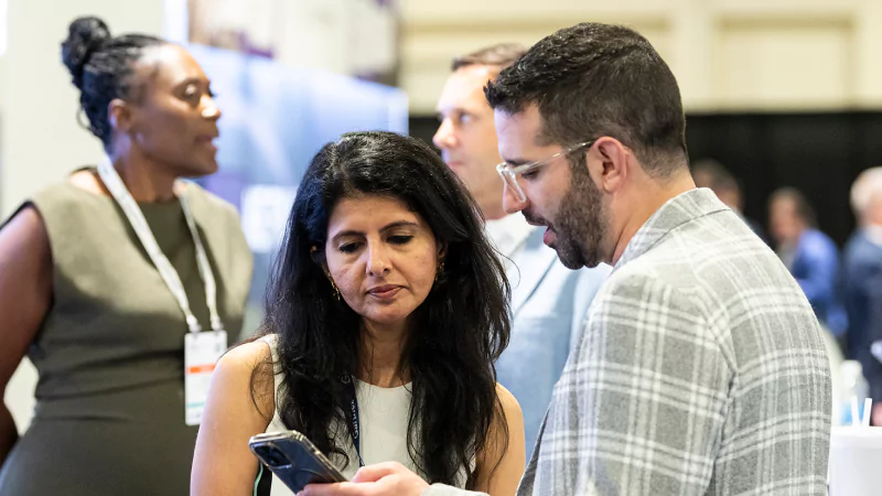 Attendees exploring industry-leading technology solutions from finance solution providers at Gartner CFO & Finance Executive Conference