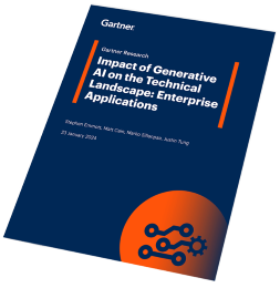 Impact of generative AI on the technical landscape: Enterprise application