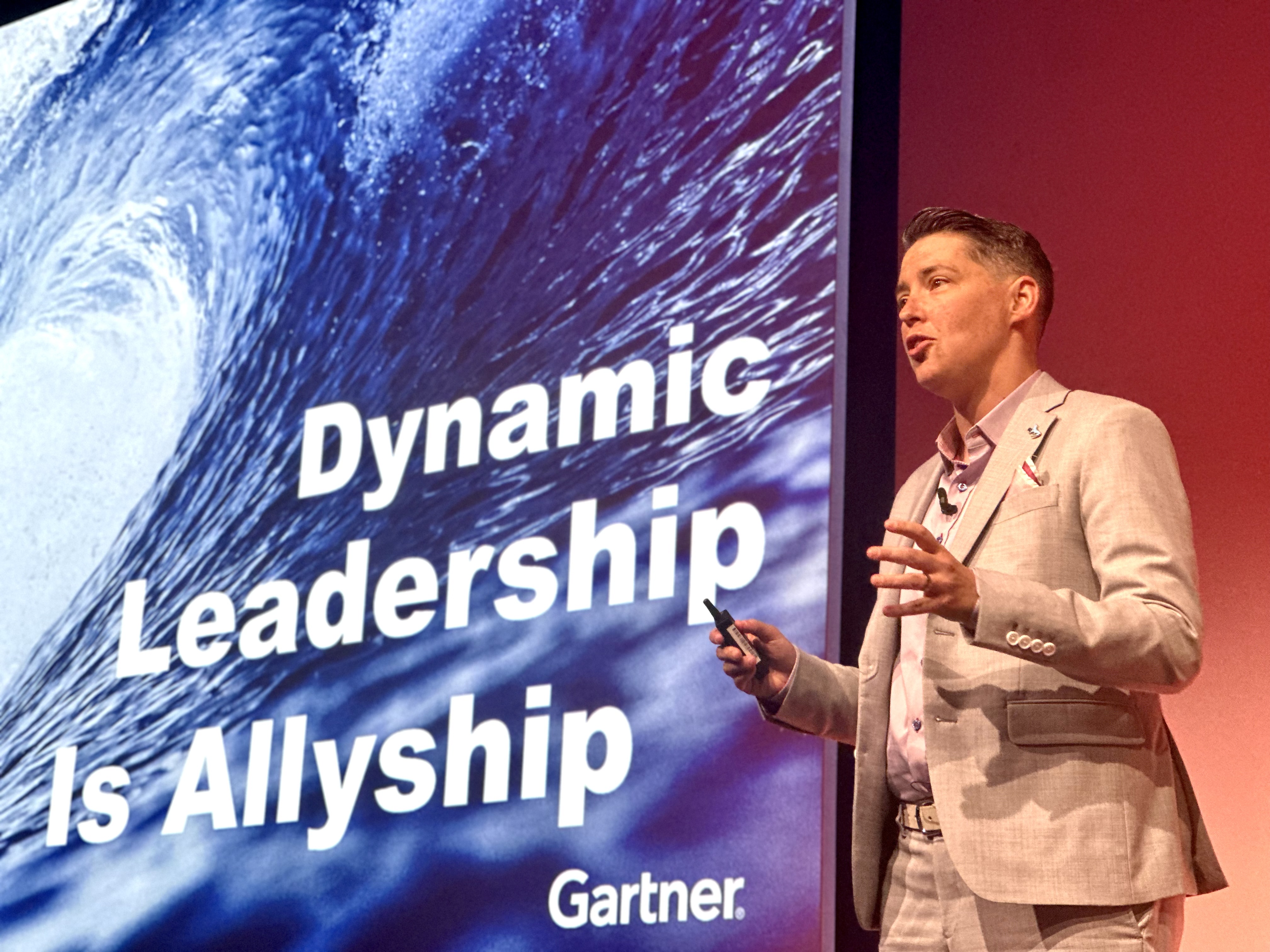 Tori Paulman speaking at IT Symposium Barcelona