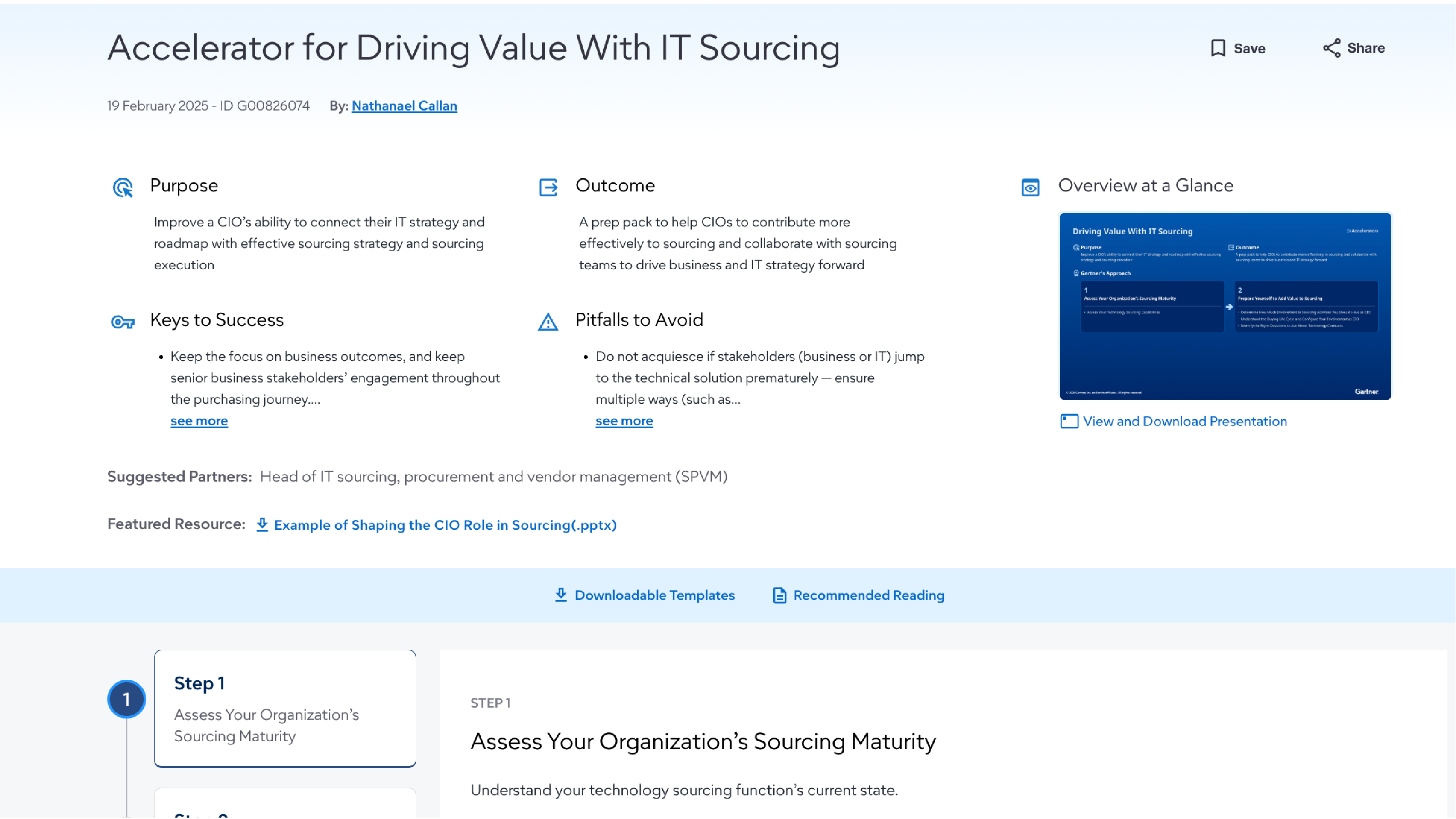 Accelerator for Driving Value With IT Sourcing