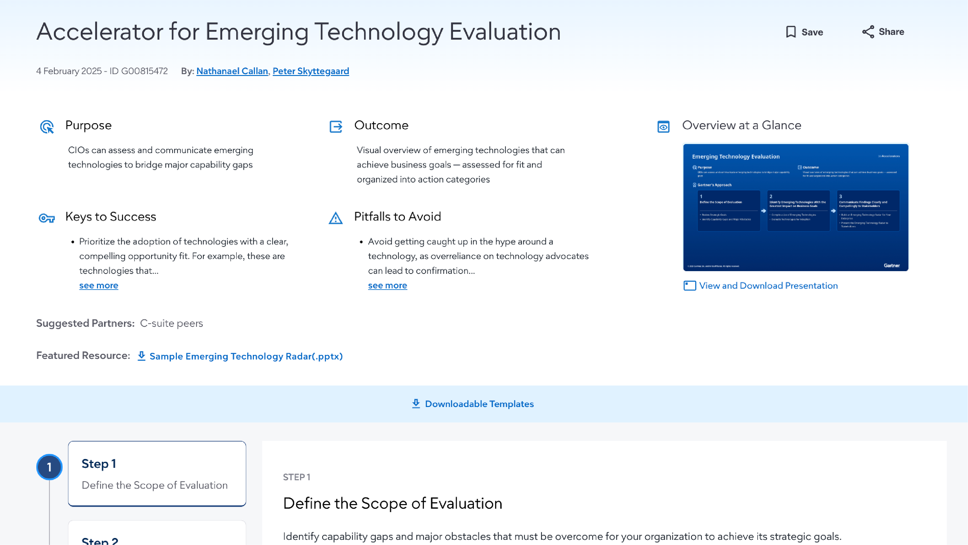Accelerator for Emerging Technology Evaluation