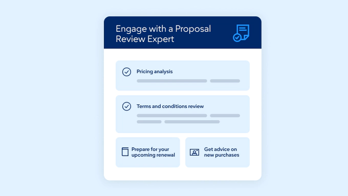 Engage with a Proposal Review Expert