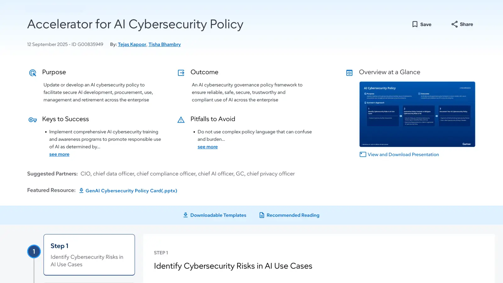 Accelerators for CISOs