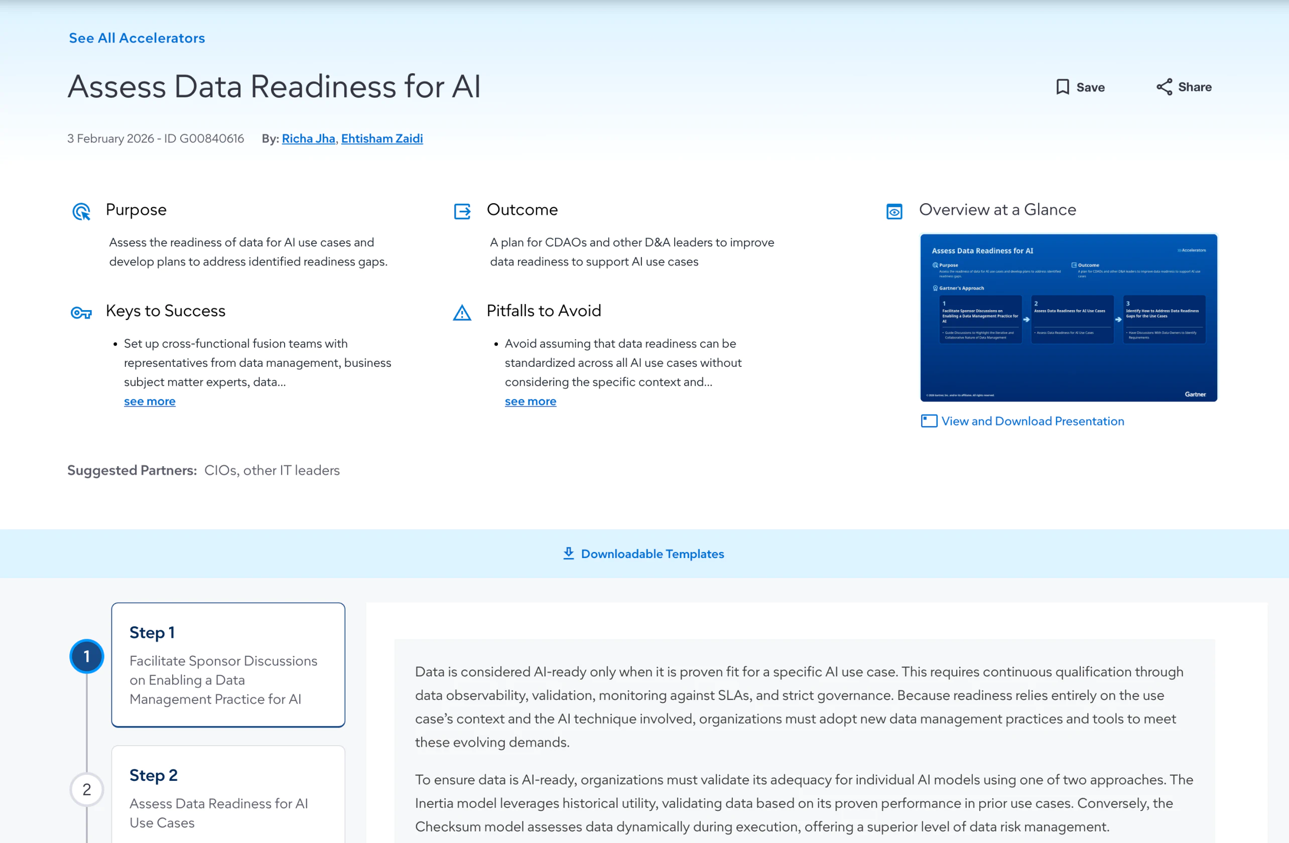 Accelerator for Cloud Benefits