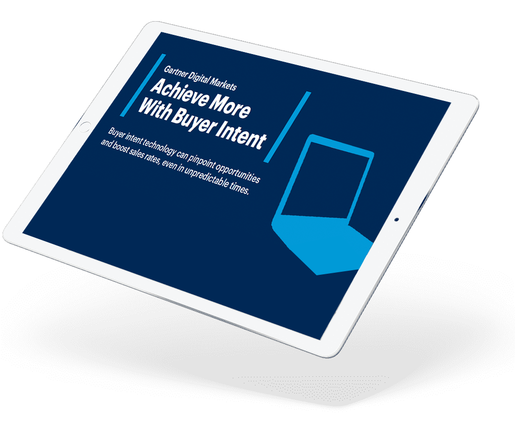 Achieve more with buyer intent