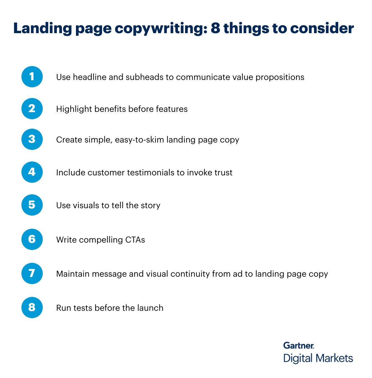 Landing page copywriting: 8 things to consider