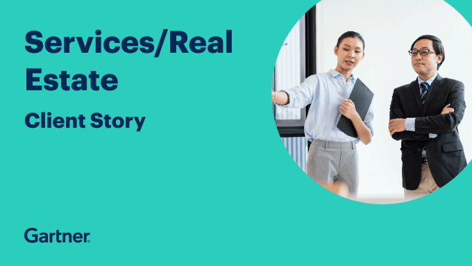 Client Stories Real Estate Digital Finance Transformation. Gartner