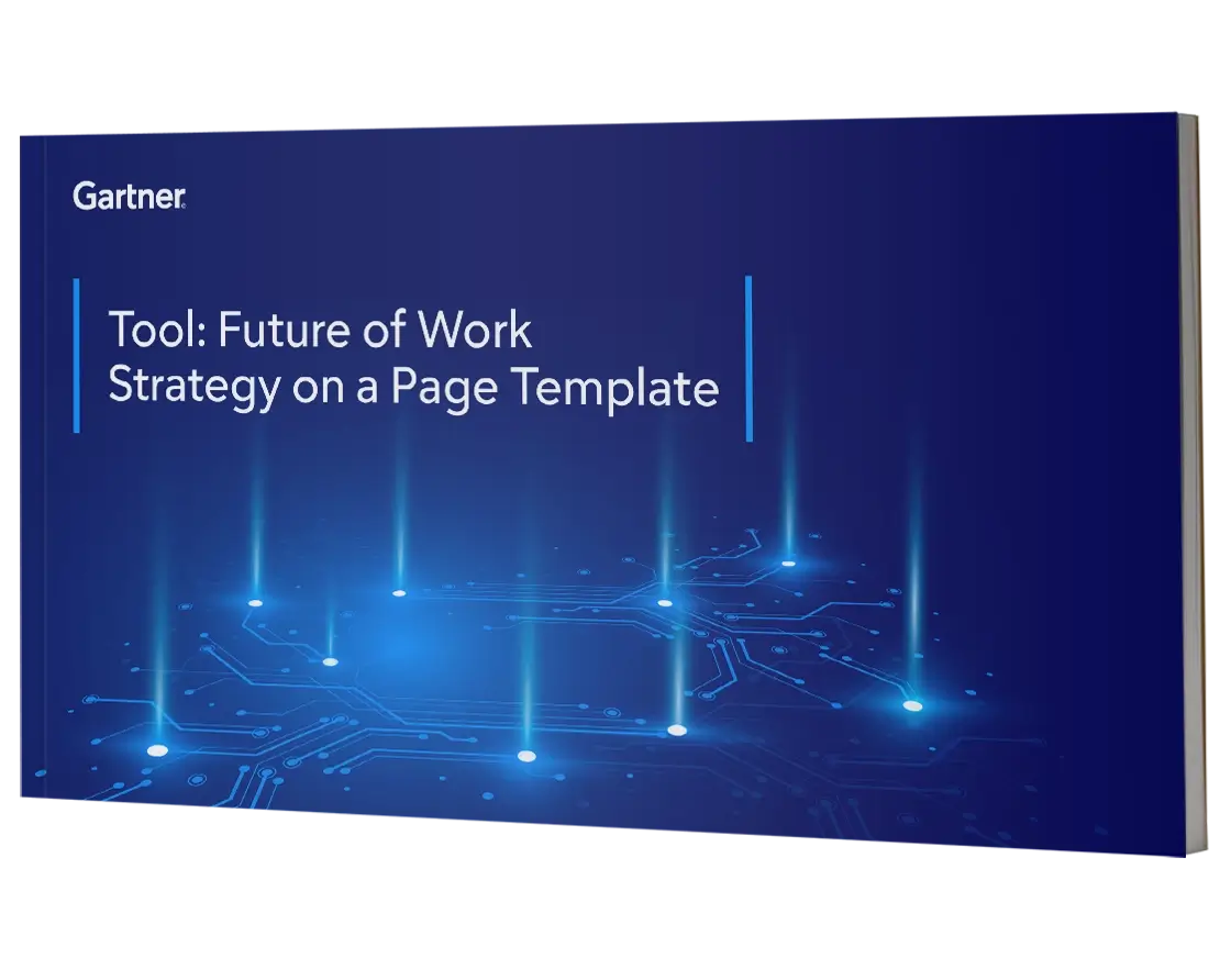 Tool: Future of Work Strategy on a Page Template