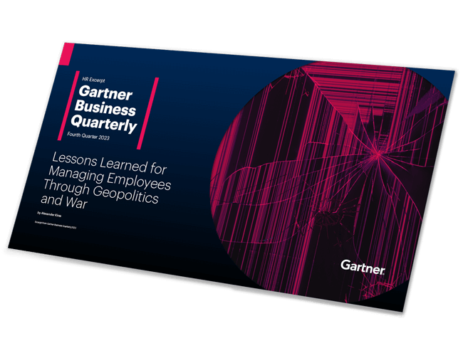 Lessons Learned for Managing Employees Through Geopolitics and War