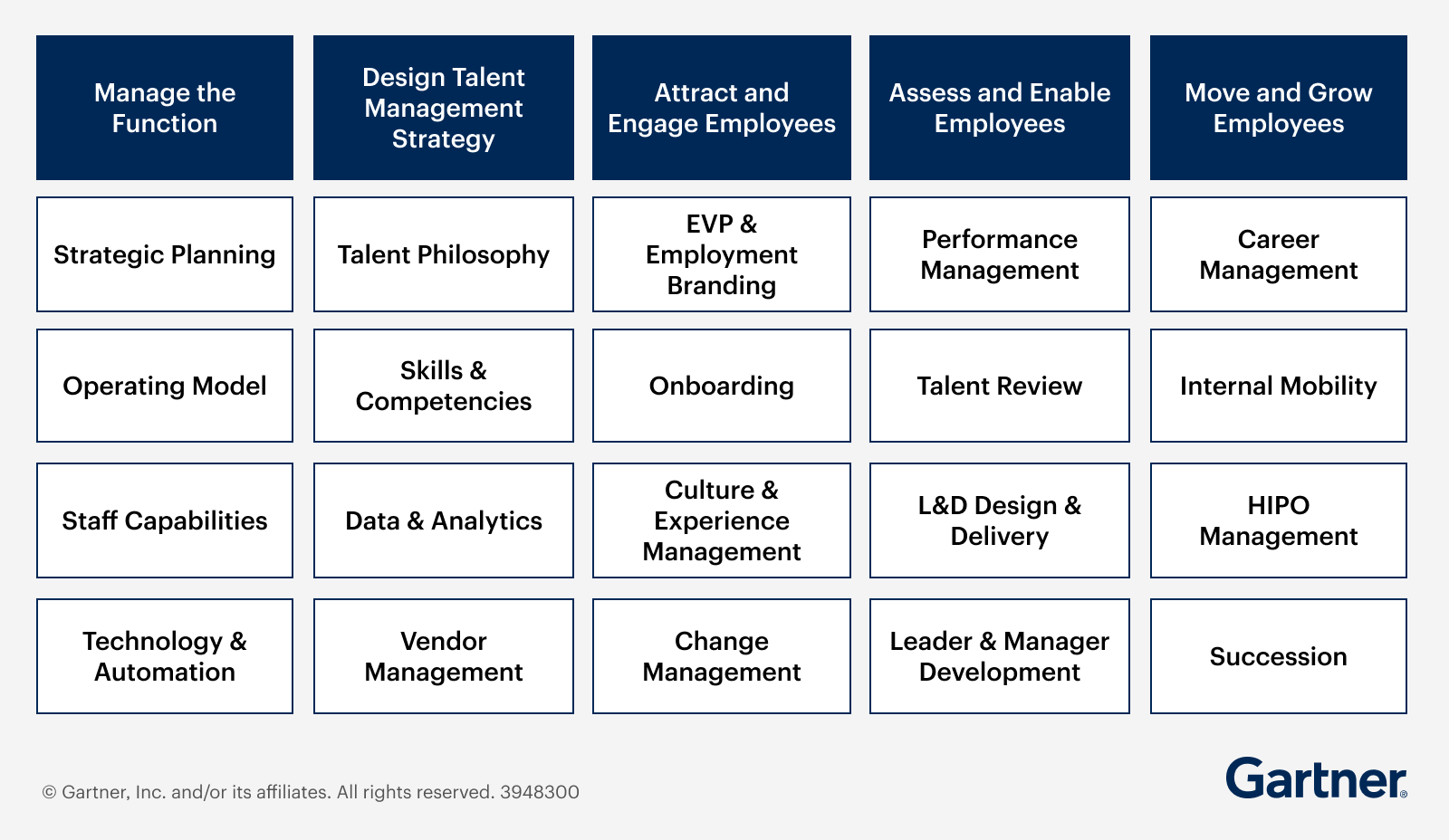 Gartner HR Score for TM Leaders
