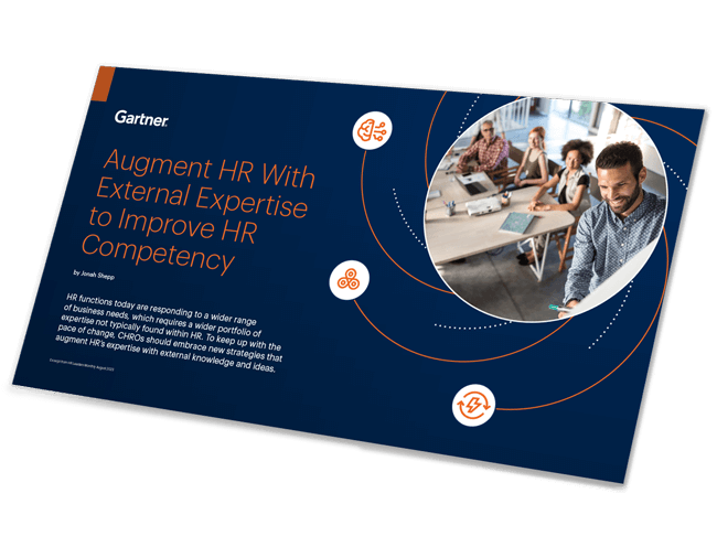 Augment HR With External Expertise to Improve HR Competency