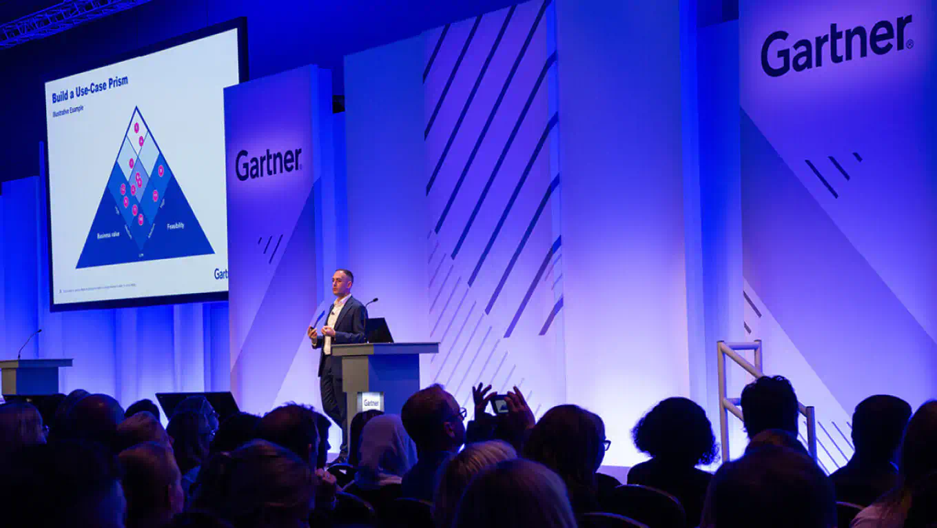 Presenter at a Gartner conference