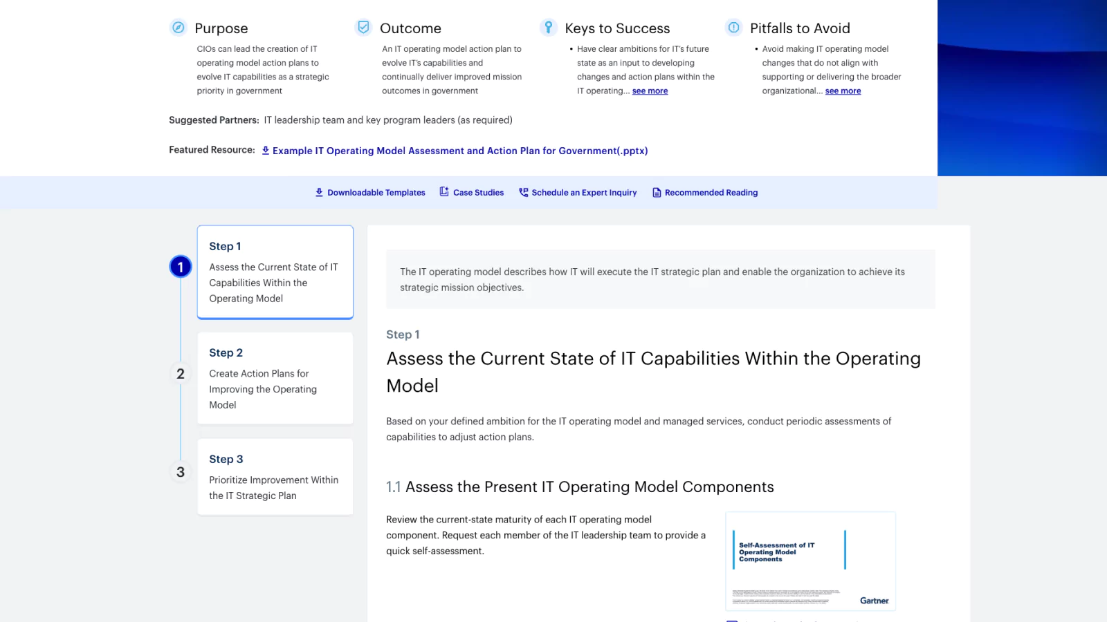 Assess the Current State of IT Capabilities Within the Operating