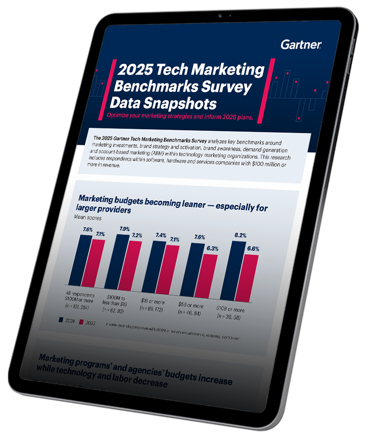 Download the Tech Marketing Benchmarks