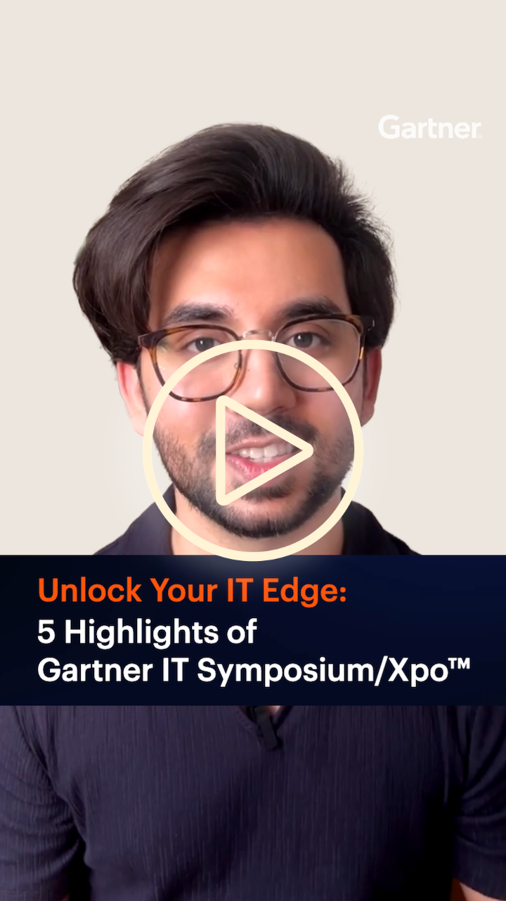 IT Symposium/Xpo™ Insights in 60 Seconds