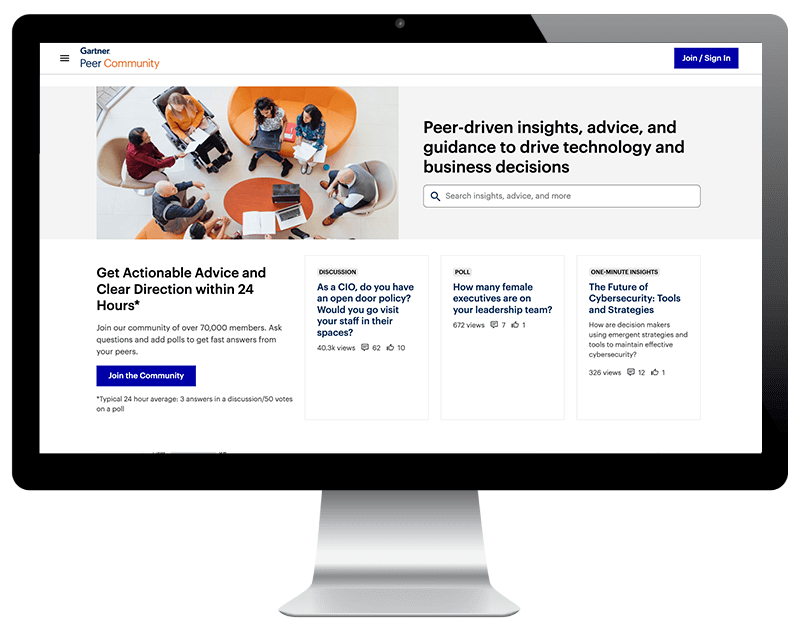 Connect with Peers for stronger performance on your missioncritical