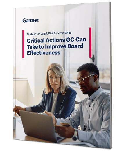 According to the Gartner Corporate Governance and Board Management Benchmark survey, only 45% of boards are deemed effective.