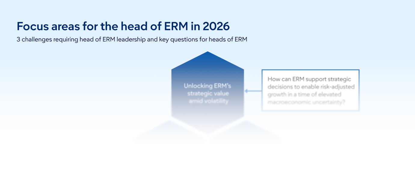 Focus areas for the head of ERM in 2026