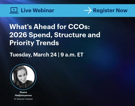 What’s Ahead for CCOs: 2026 Spend, Structure and Priority Trends Webinar