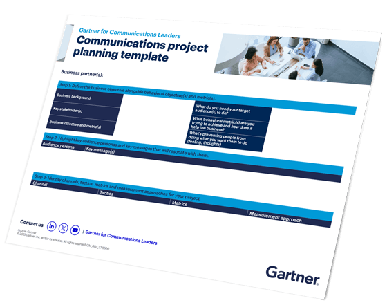 Communications Strategy Example Template