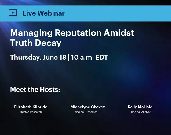 Managing Reputation Amidst Truth Decay