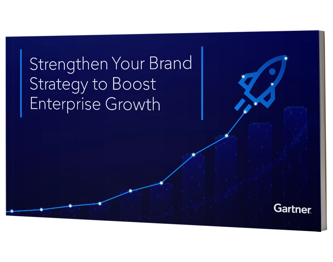 Gartner Ebook for strengthening your brand strategy to boost enterprise growth