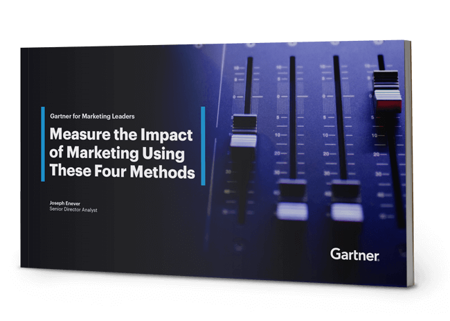 Measure the impact of marketing use these four methods