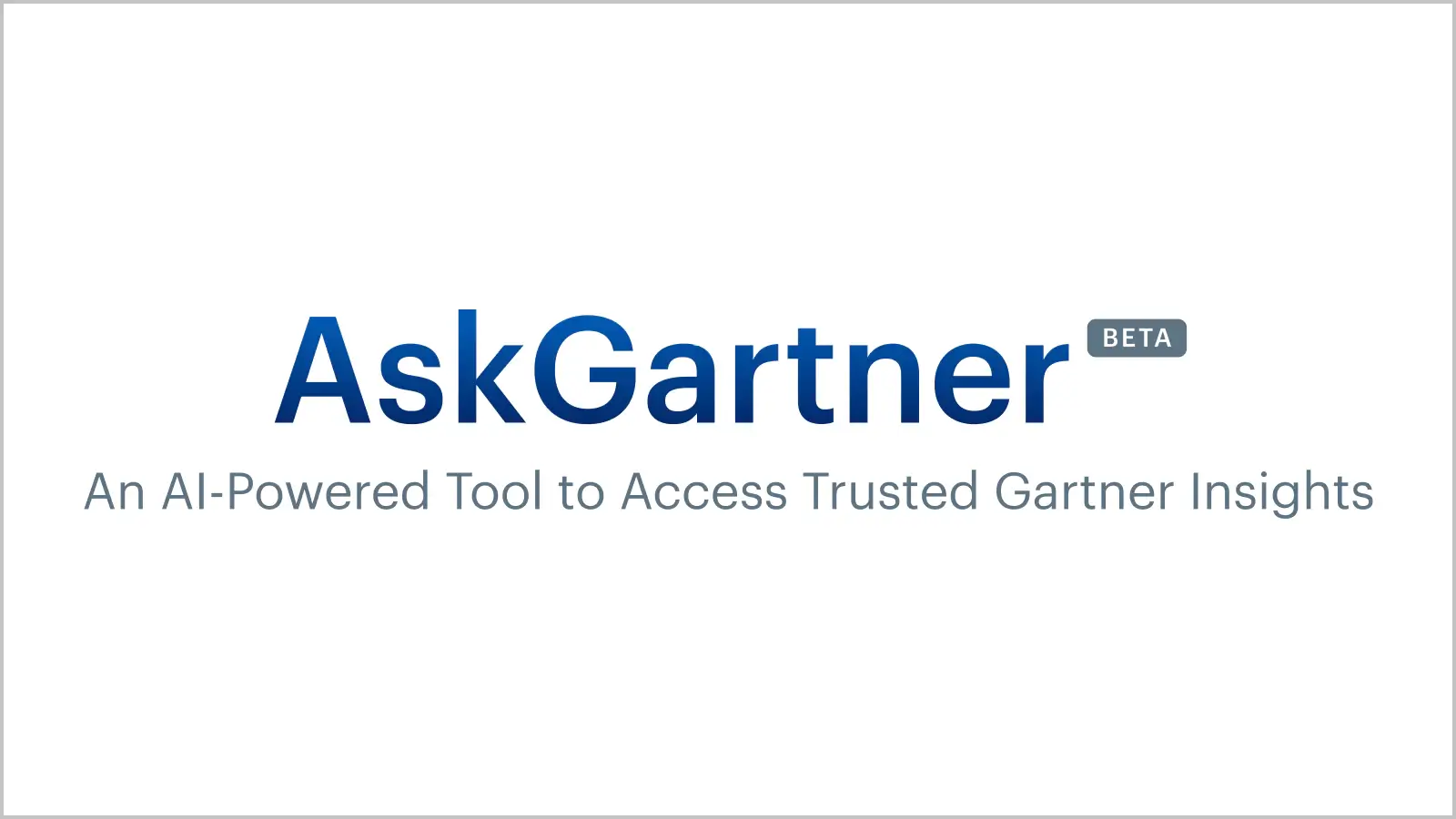 Ask Gartner