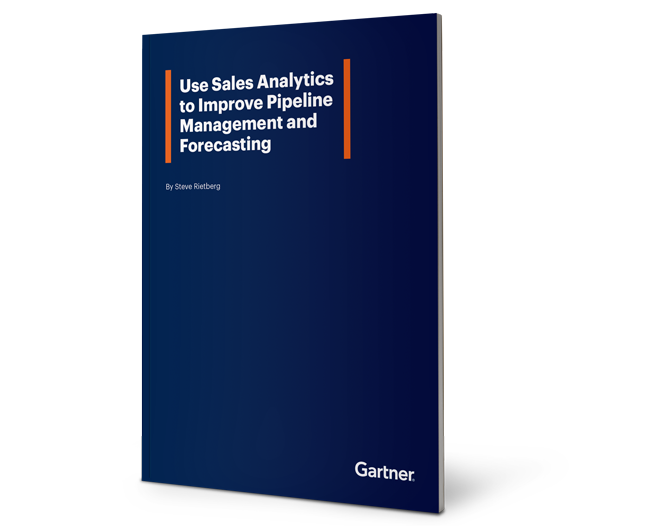 Use sales analytics to improve pipeline management and forecasting