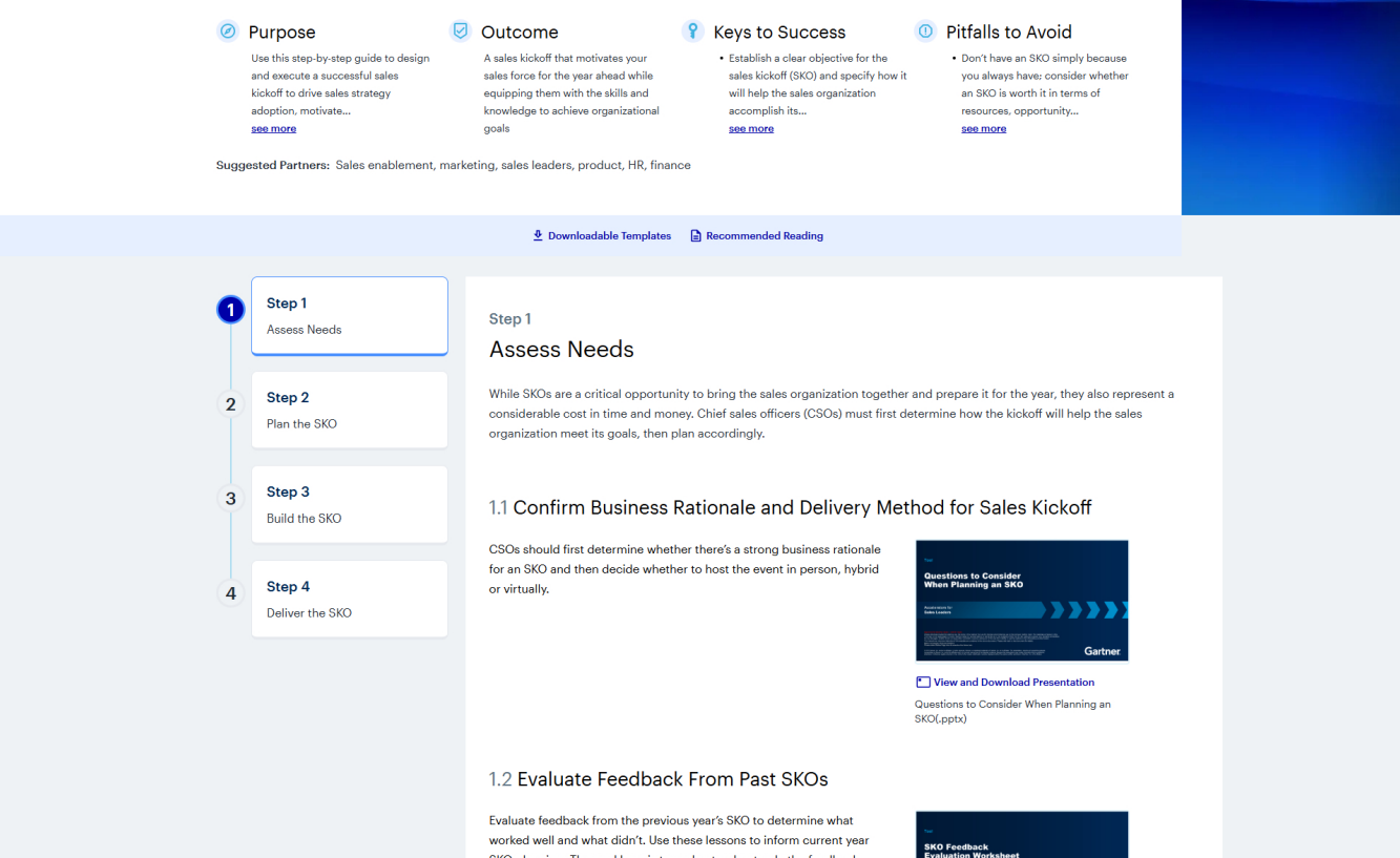 Design and Execute Impactful Sales Kickoffs