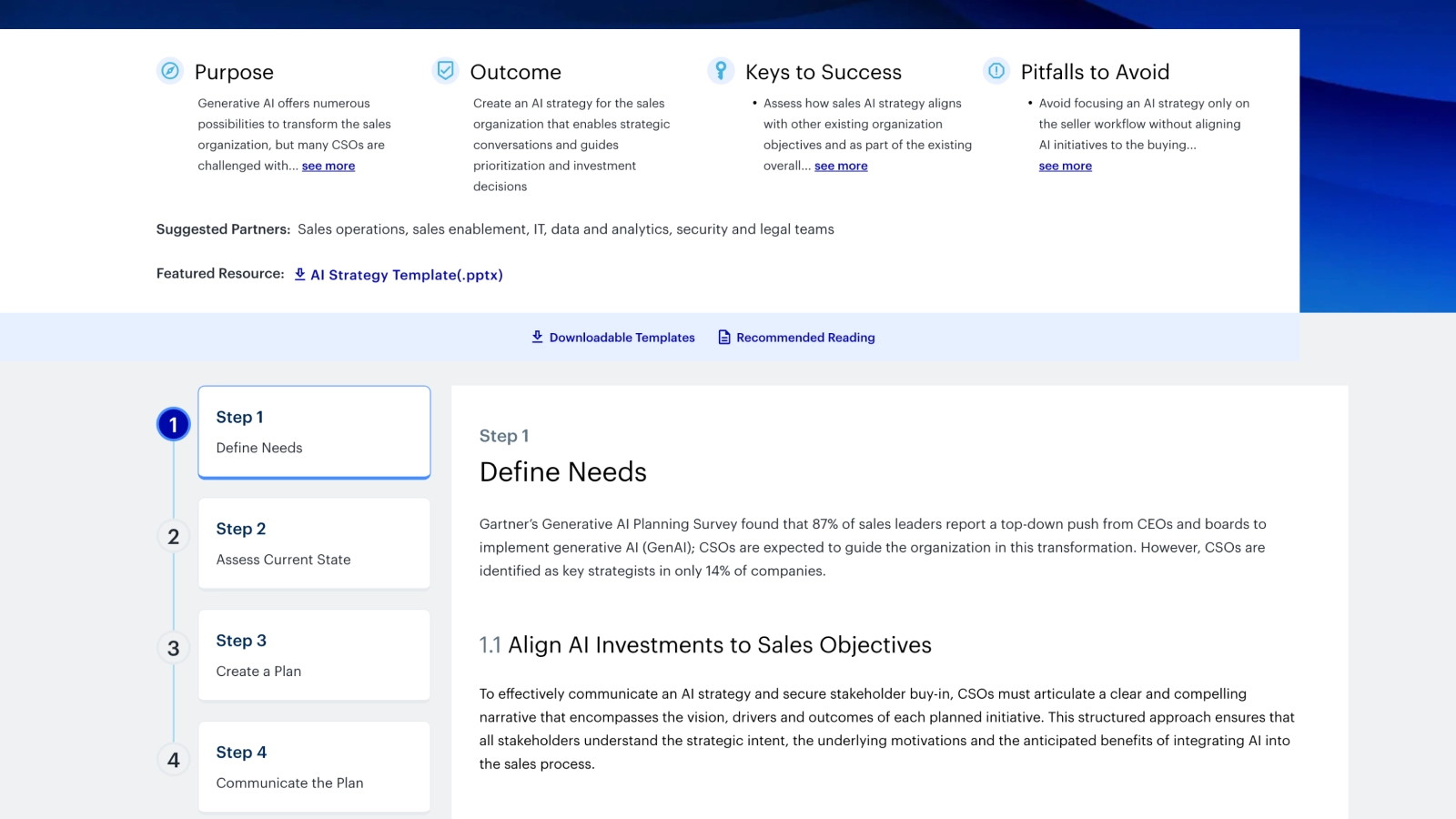 Create an AI Strategy for Your Sales Organization
