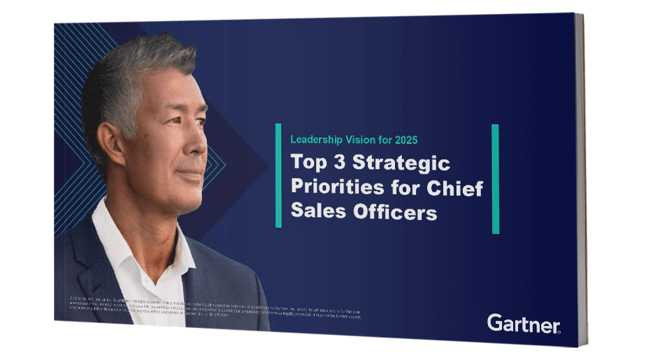 Top 3 Strategic Priorities for Chief Sales Officers