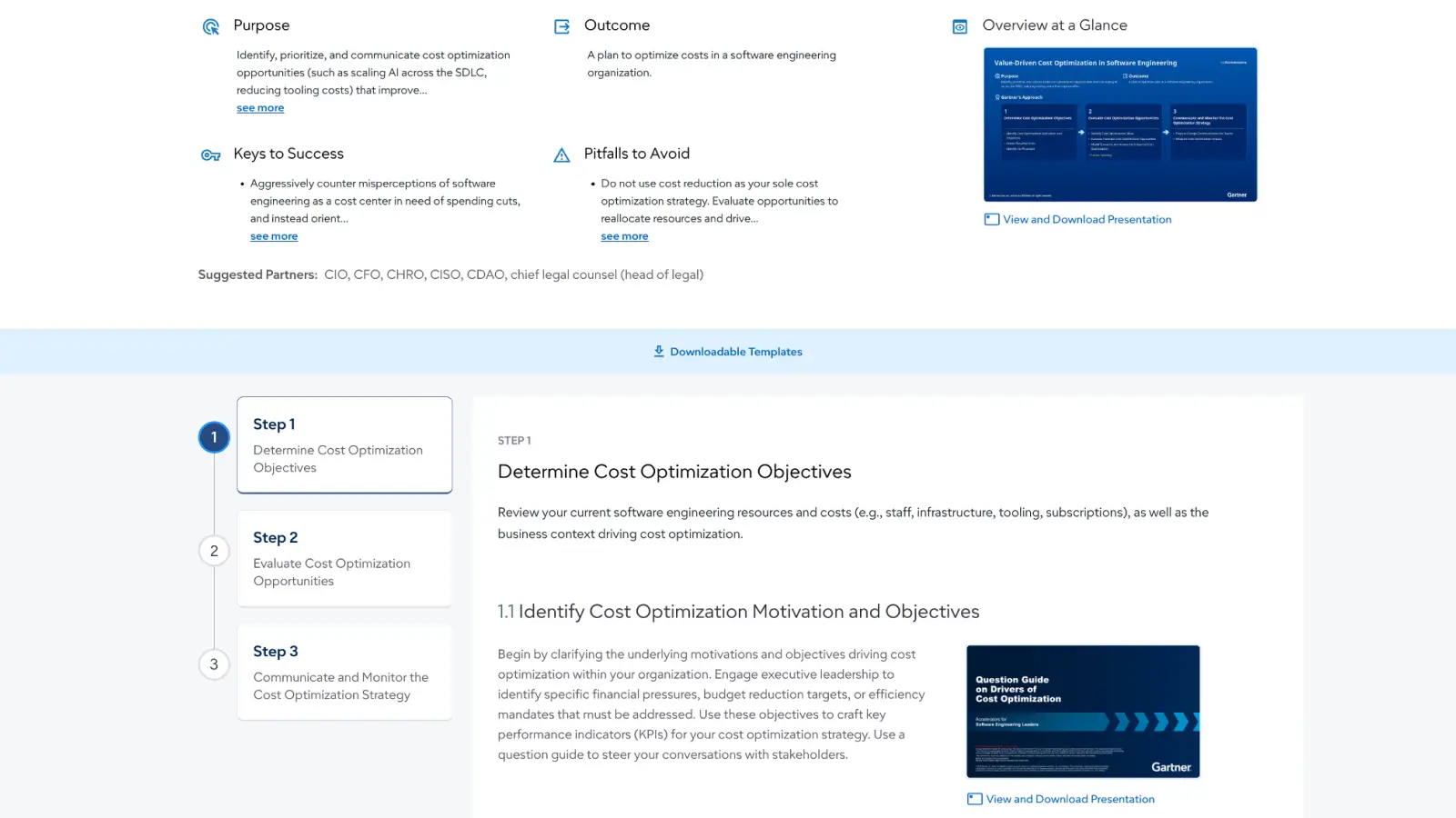 Value-Driven Cost Optimization