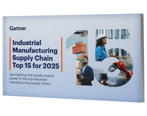 Gartner Top 15 Industrial Manufacturing Supply Chains