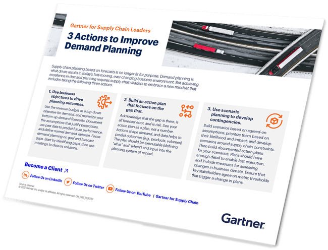 3 Actions to improve demand planning