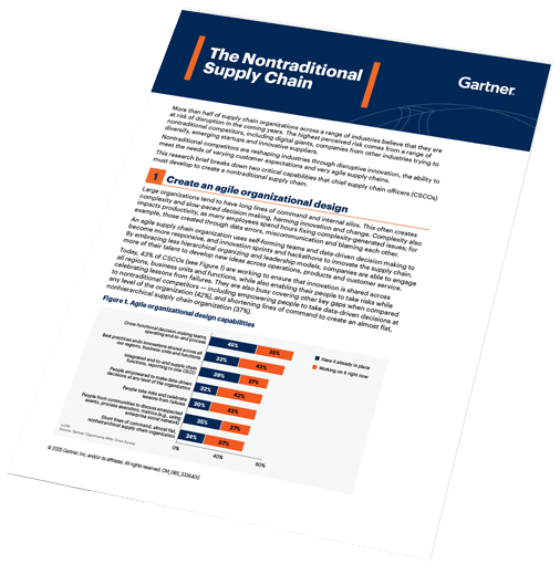 Creating a Nontraditional Supply Chain